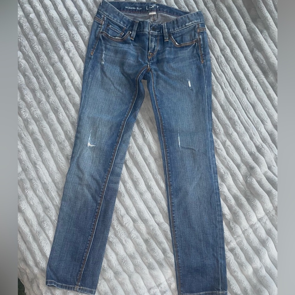 00p Ann Taylor modern slim jeans